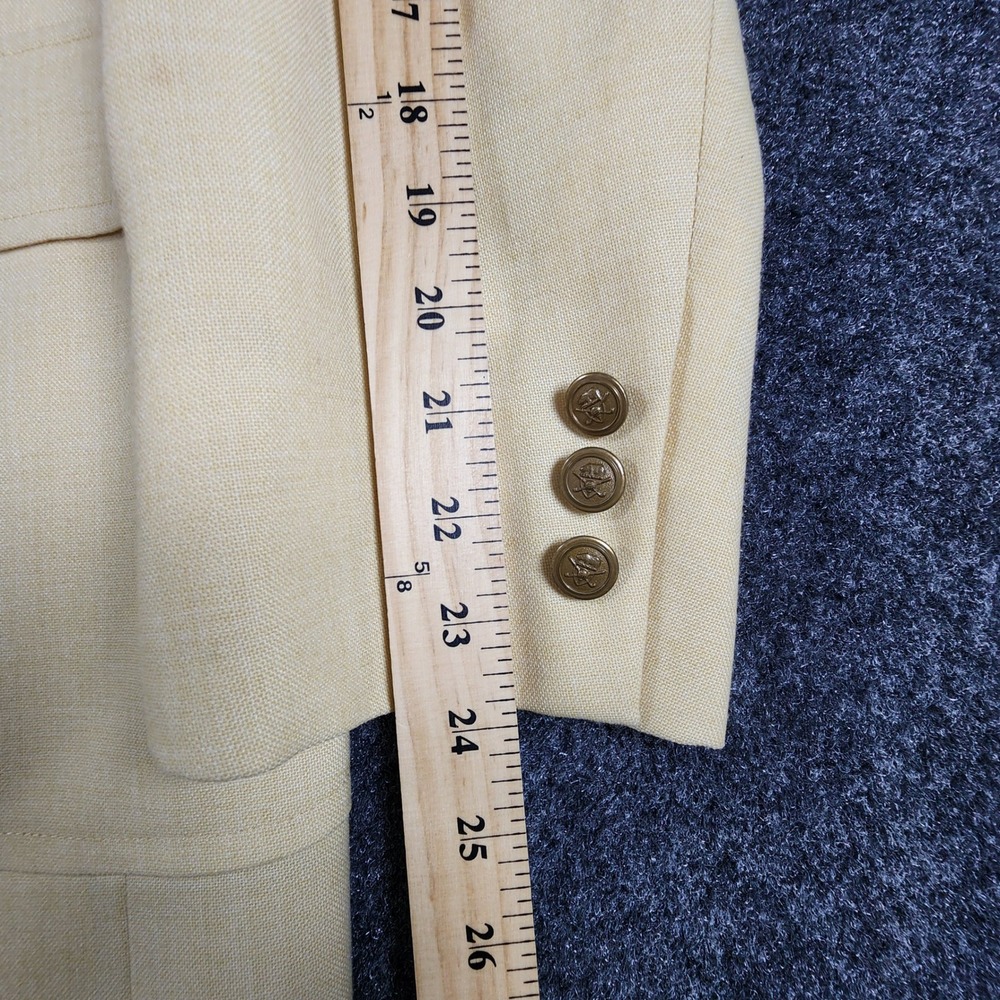 VTG Jack Nicklaus Golden Bear Sport Coat Mens 42R Yellow Blazer Shulman's - Picture 13 of 15
